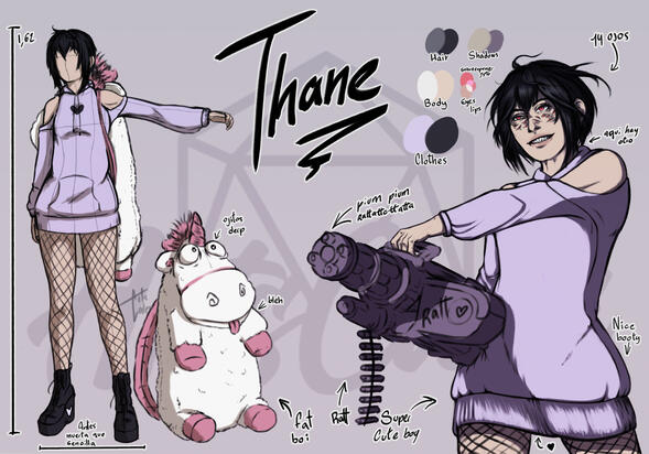 Thane - Character Sheet SPUxArcane